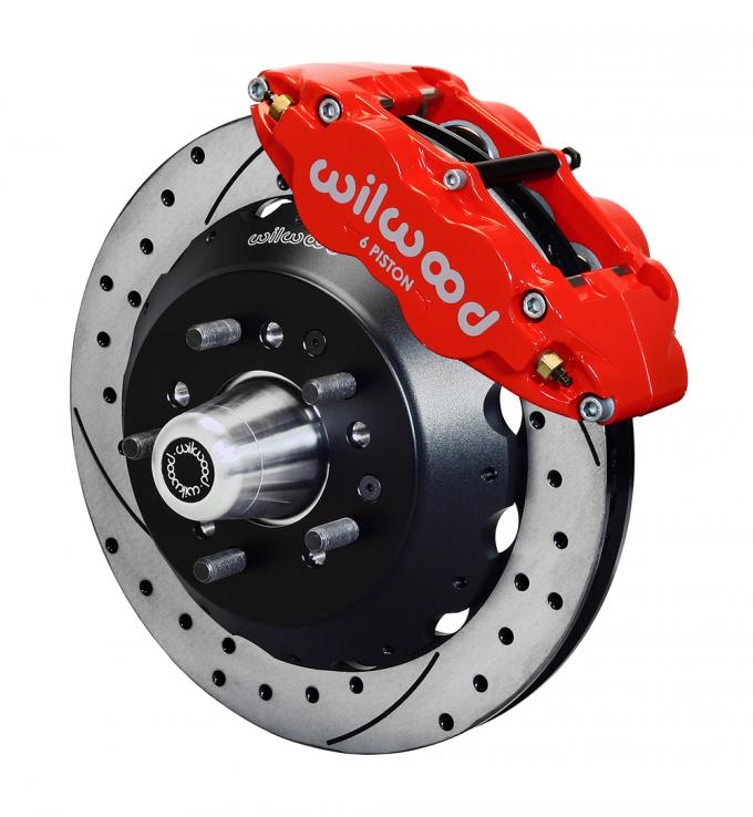 Wilwood Brakes Forged Narrow Superlite 6R Big Brake Front Brake Kit (Hub) 140-12637-DR