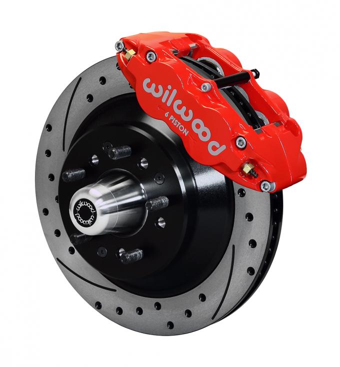 Wilwood Brakes Forged Narrow Superlite 6R Big Brake Front Brake Kit (Hub and 1PC Rotor) 140-13654-DR