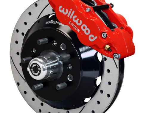 Wilwood Brakes Forged Narrow Superlite 6R Big Brake Front Brake Kit (Hub) 140-13225-DR