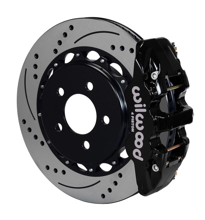 Wilwood Brakes 2008-2009 Pontiac G8 AERO4 Big Brake Rear Brake Kit For OE Parking Brake 140-12932-D