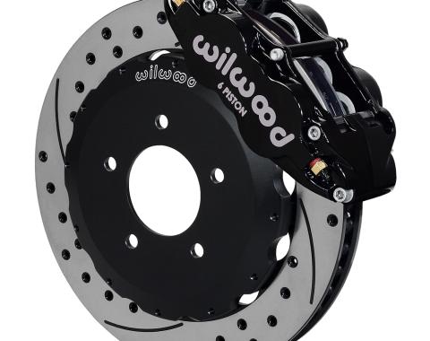 Wilwood Brakes Forged Narrow Superlite 6R Big Brake Front Brake Kit (Hat) 140-10969-D