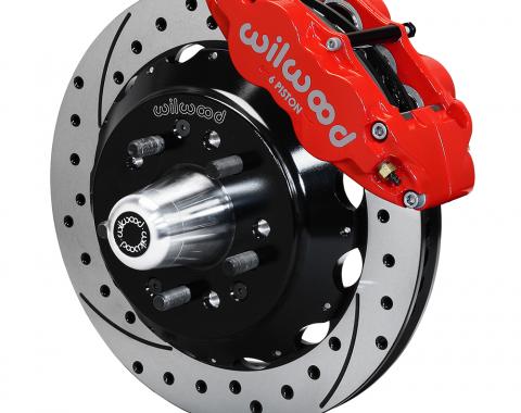 Wilwood Brakes Forged Narrow Superlite 6R Big Brake Front Brake Kit (Hub) 140-15200-DR