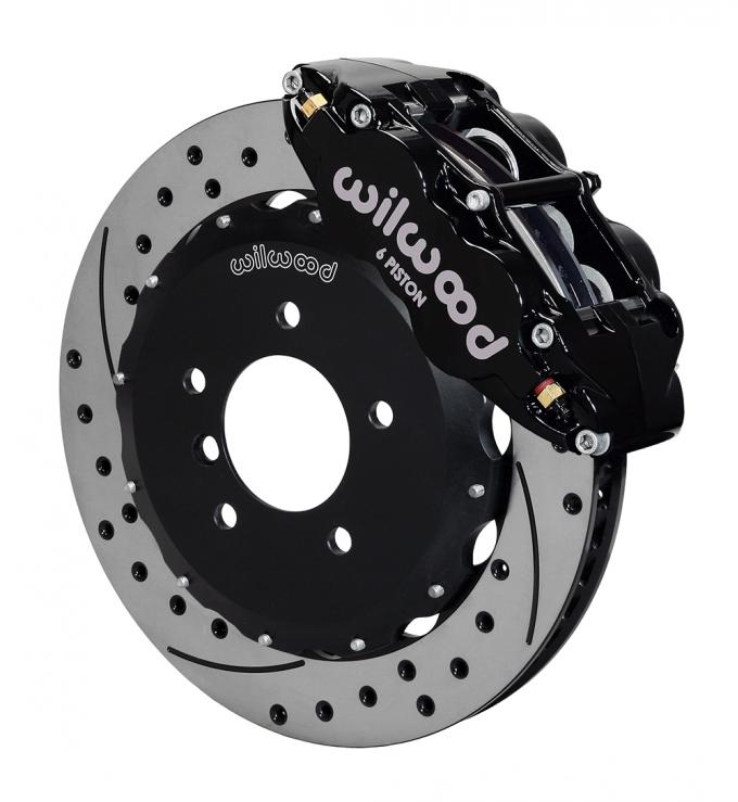 Wilwood Brakes Forged Narrow Superlite 6R Big Brake Front Brake Kit (Hat) 140-8797-D