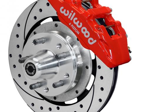 Wilwood Brakes Forged Dynapro 6 Big Brake Front Brake Kit (Hub) 140-13554-DR