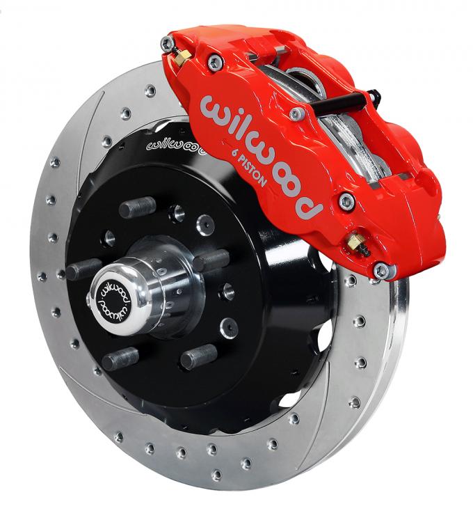 Wilwood Brakes Forged Narrow Superlite 6R Big Brake Front Brake Kit (Hub) 140-13224-ZR