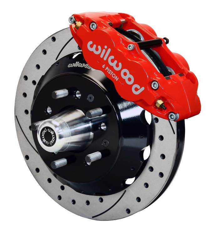 Wilwood Brakes Forged Narrow Superlite 6R Big Brake Front Brake Kit (Hub) 140-10816-DR