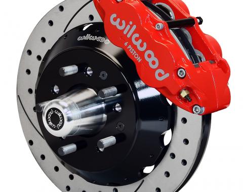 Wilwood Brakes Forged Narrow Superlite 6R Big Brake Front Brake Kit (Hub) 140-10492-DR