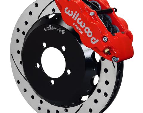 Wilwood Brakes Forged Narrow Superlite 6R Big Brake Front Brake Kit (Hat) 140-12874-DR