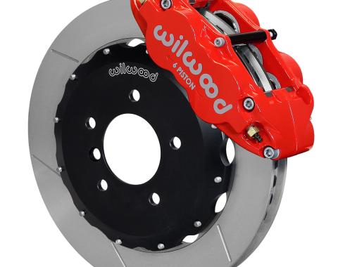 Wilwood Brakes Forged Narrow Superlite 6R Big Brake Front Brake Kit (Hat) 140-8797-R