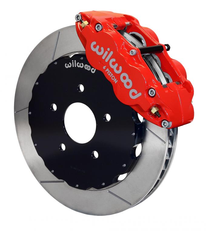 Wilwood Brakes 2002-2006 Mitsubishi Lancer Forged Narrow Superlite 6R Big Brake Front Brake Kit (Hat) 140-9285-R