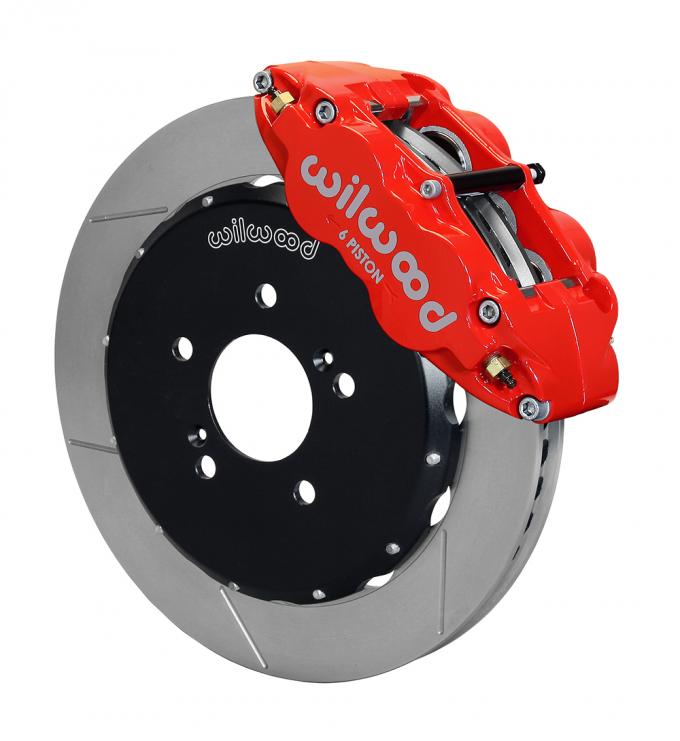 Wilwood Brakes 2000-2009 Honda S2000 Forged Narrow Superlite 6R Big Brake Front Brake Kit (Hat) 140-10309-R