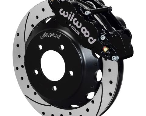 Wilwood Brakes 1993-1995 Mazda RX-7 Forged Narrow Superlite 6R Big Brake Front Brake Kit (Hat) 140-11964-D