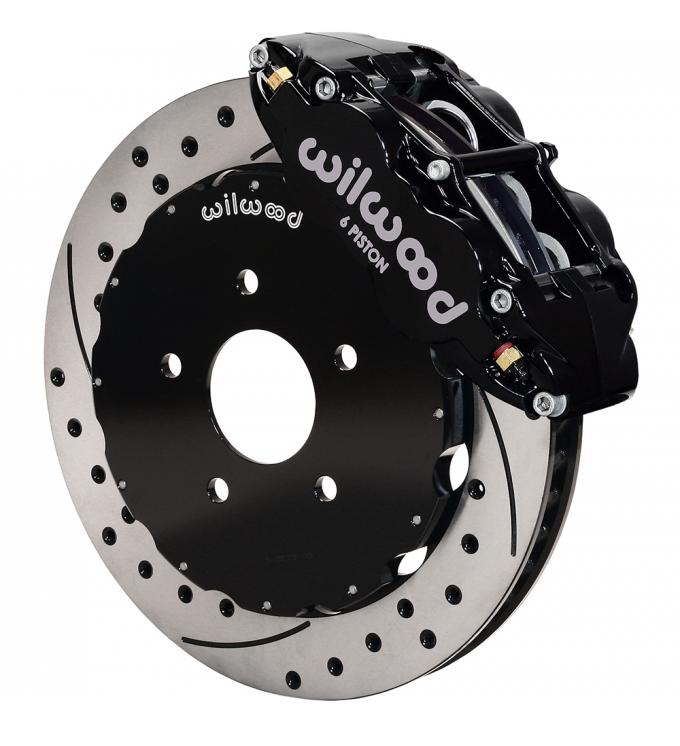 Wilwood Brakes Forged Narrow Superlite 6R Big Brake Front Brake Kit (Hat) 140-9192-D