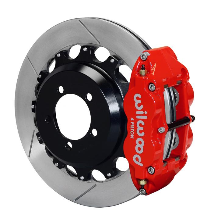 Wilwood Brakes Forged Narrow Superlite 4R Big Brake Rear Brake Kit For OE Parking Brake 140-12878-R