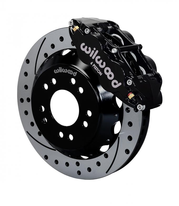 Wilwood Brakes Forged Narrow Superlite 6R Big Brake Front Brake Kit (Hat) 140-15303-D