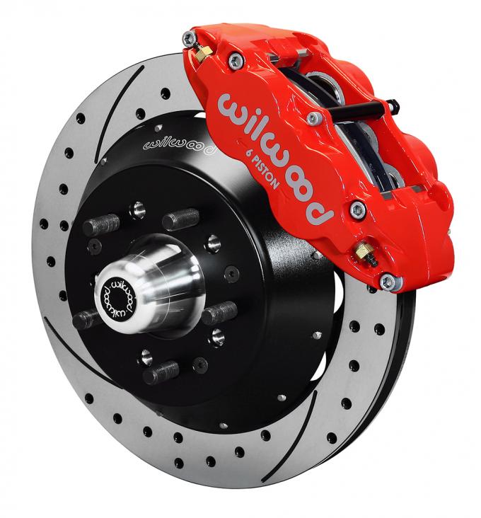 Wilwood Brakes Forged Narrow Superlite 6R Big Brake Front Brake Kit (Hub) 140-9920-DR