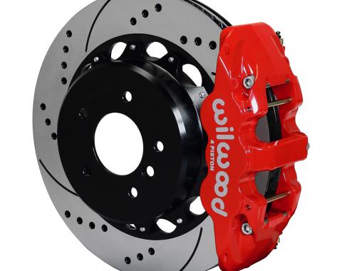 Wilwood Brakes AERO4 Big Brake Rear Brake Kit For OE Parking Brake 140-13583-DR