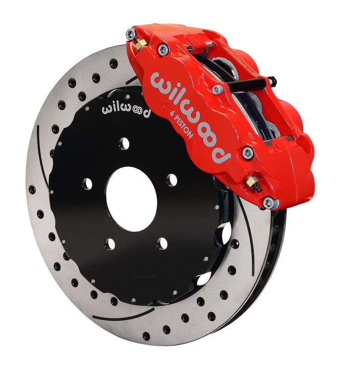 Wilwood Brakes Forged Narrow Superlite 6R Big Brake Front Brake Kit (Hat) 140-9192-DR