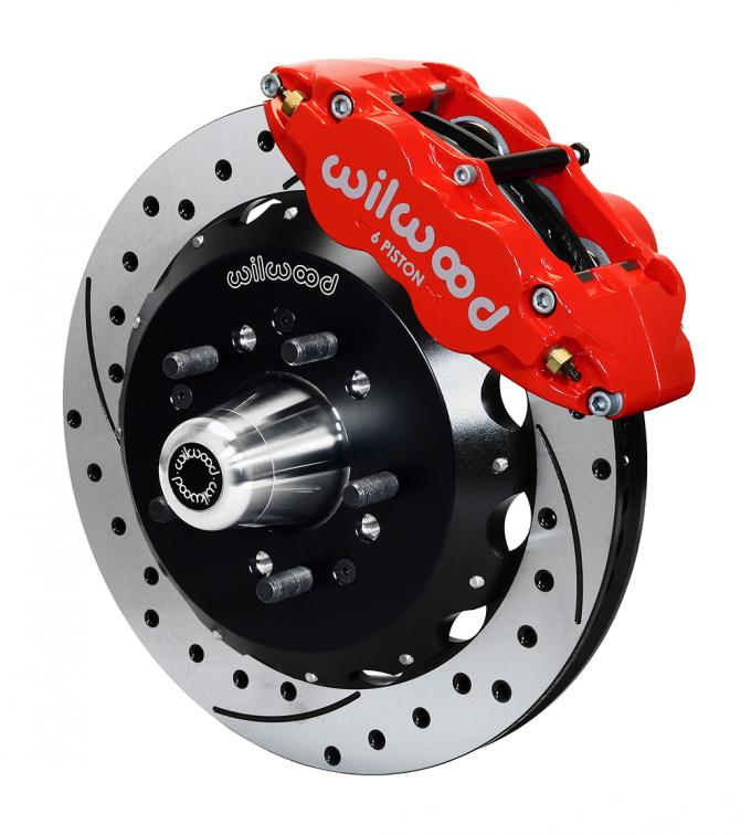 Wilwood Brakes Forged Narrow Superlite 6R Big Brake Front Brake Kit (Hub) 140-12307-DR