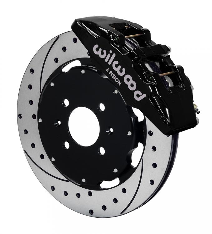 Wilwood Brakes Forged Dynapro 6 Big Brake Front Brake Kit (Hat) 140-10736-D