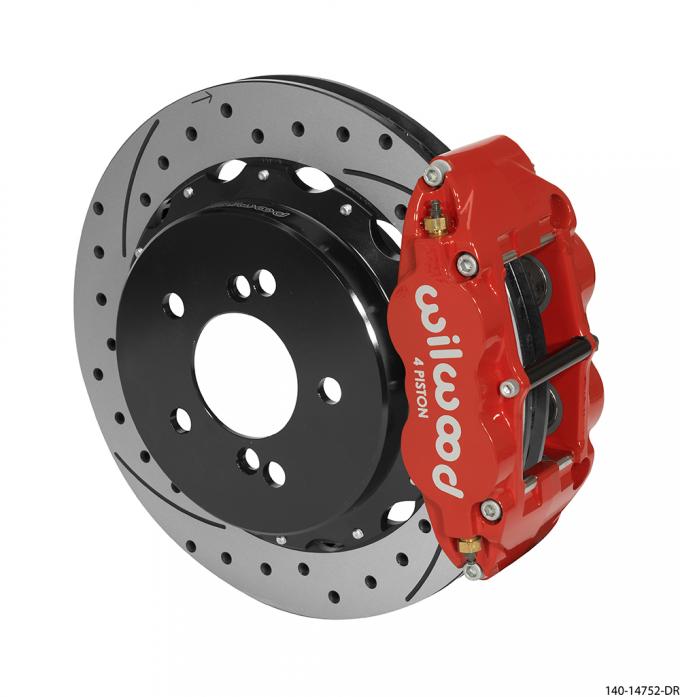 Wilwood Brakes 2001-2006 BMW M3 Forged Narrow Superlite 4R Big Brake Rear Brake Kit For OE Parking Brake 140-14752-DR