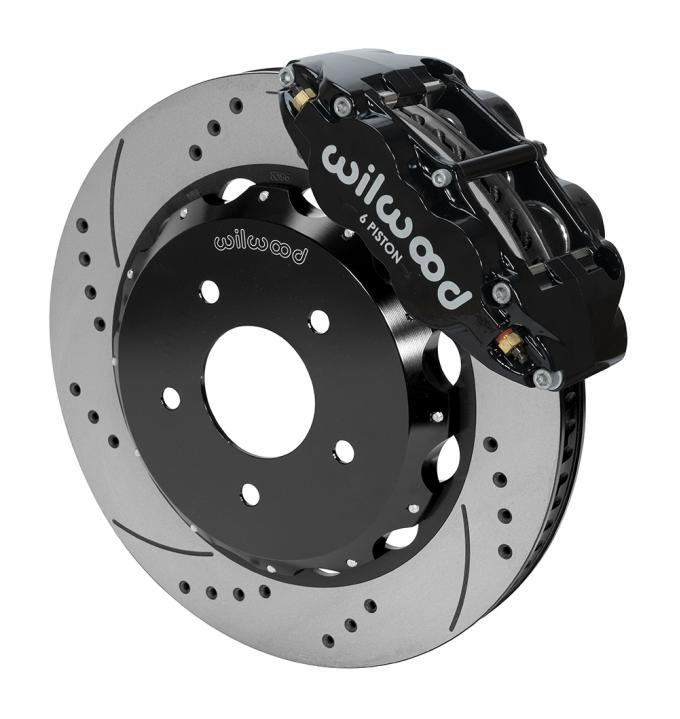 Wilwood Brakes 2007-2017 Jeep Wrangler Forged Narrow Superlite 6R Big Brake Front Brake Kit (Hat) 140-12440-D