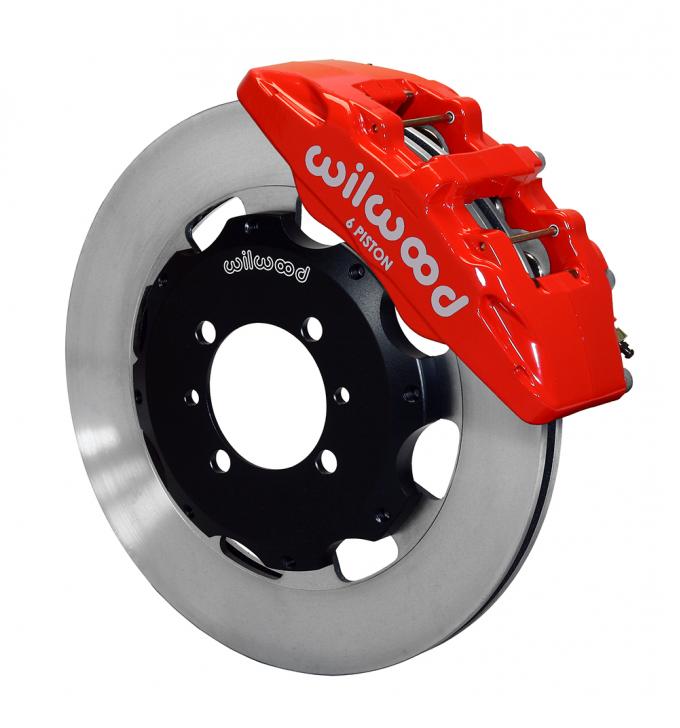 Wilwood Brakes 2012-2015 Fiat 500 Forged Dynapro 6 Big Brake Front Brake Kit (Hat) 140-12767-R