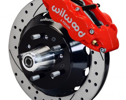 Wilwood Brakes Forged Narrow Superlite 6R Big Brake Front Brake Kit (Hub) 140-10816-DR