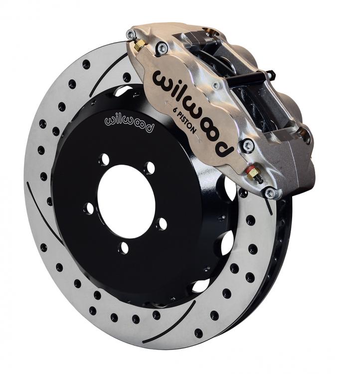 Wilwood Brakes Forged Narrow Superlite 6R Big Brake Front Brake Kit (Hat) 140-12874-DN