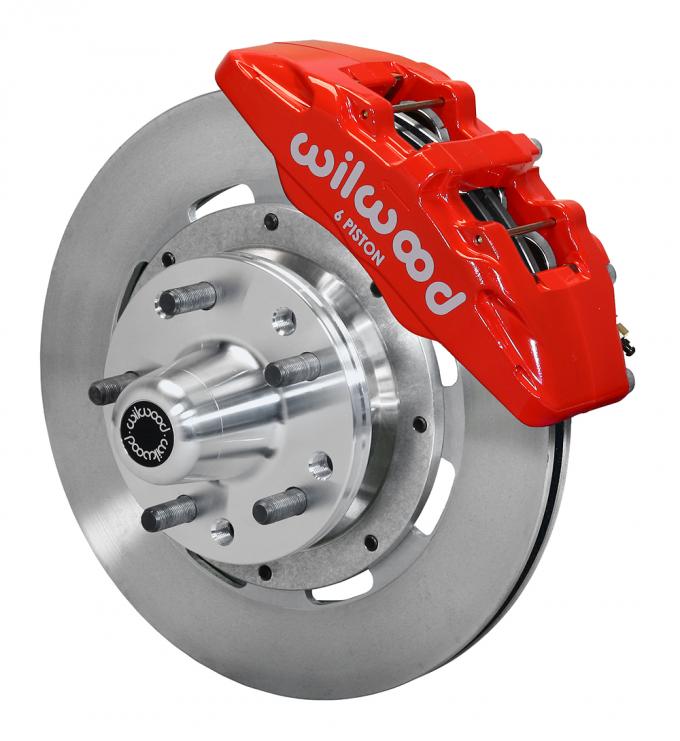 Wilwood Brakes Forged Dynapro 6 Big Brake Front Brake Kit (Hub) 140-13554-R