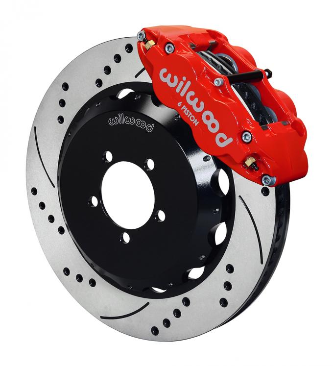 Wilwood Brakes Forged Narrow Superlite 6R Big Brake Front Brake Kit (Hat) 140-12875-DR