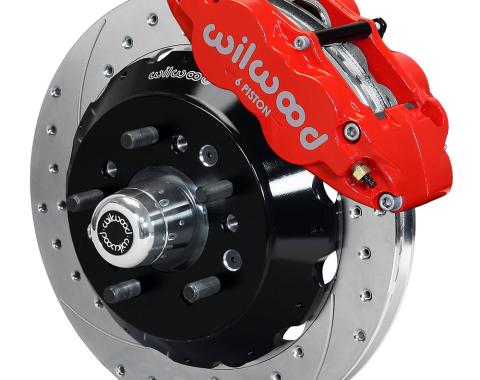 Wilwood Brakes Forged Narrow Superlite 6R Big Brake Front Brake Kit (Hub) 140-13224-ZR