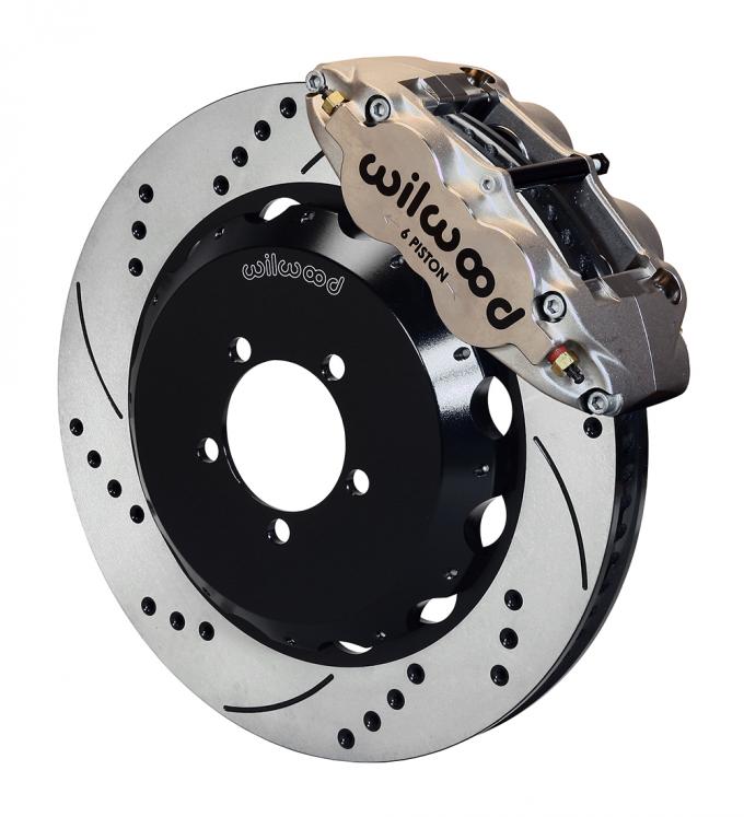 Wilwood Brakes Forged Narrow Superlite 6R Big Brake Front Brake Kit (Hat) 140-12875-DN