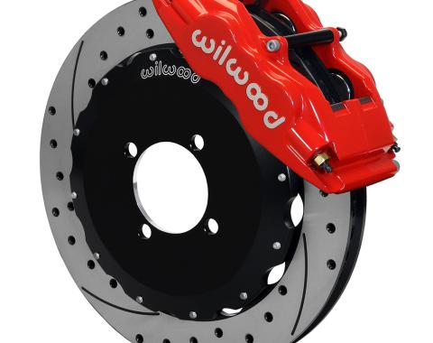 Wilwood Brakes Forged Superlite 4 Big Brake Front Brake Kit (Hat) 140-8335-DR