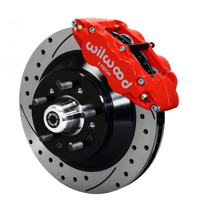 Wilwood Brakes Forged Narrow Superlite 6R Big Brake Front Brake Kit (Hub and 1PC Rotor) 140-12276-DR