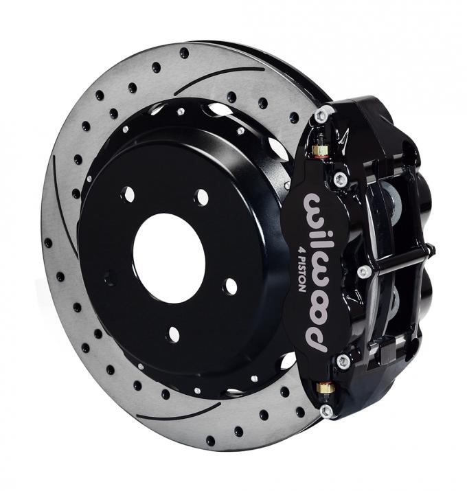 Wilwood Brakes Forged Narrow Superlite 4R Big Brake Rear Brake Kit For OE Parking Brake 140-9830-D