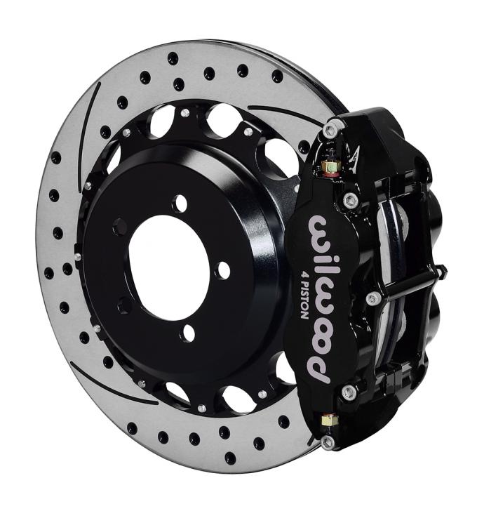 Wilwood Brakes Forged Narrow Superlite 4R Big Brake Rear Brake Kit For OE Parking Brake 140-12878-D