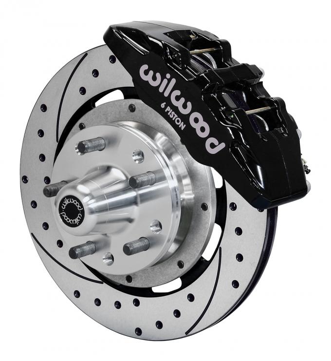 Wilwood Brakes Forged Dynapro 6 Big Brake Front Brake Kit (Hub) 140-13554-D