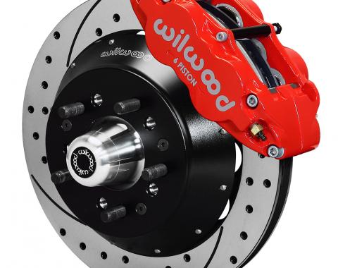 Wilwood Brakes Forged Narrow Superlite 6R Big Brake Front Brake Kit (Hub) 140-9801-DR