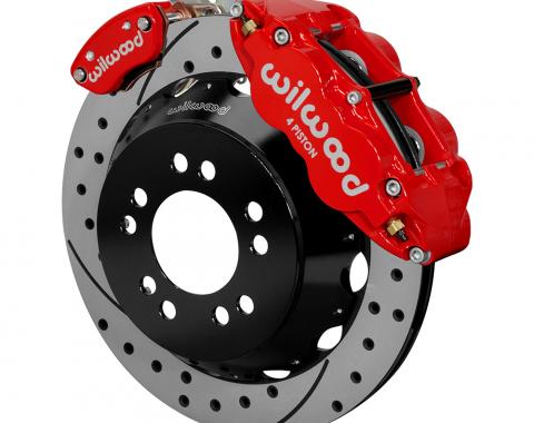 Wilwood Brakes Forged Narrow Superlite 4R-MC4 Big Brake Rear Parking Brake Kit 140-14262-DR