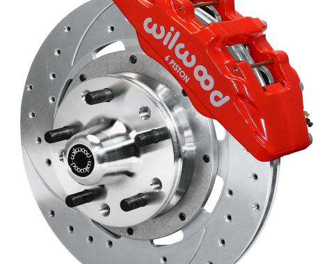 Wilwood Brakes Forged Dynapro 6 Big Brake Front Brake Kit (Hub) 140-10510-ZR