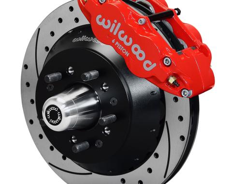 Wilwood Brakes Forged Narrow Superlite 6R Big Brake Front Brake Kit (Hub) 140-11548-DR