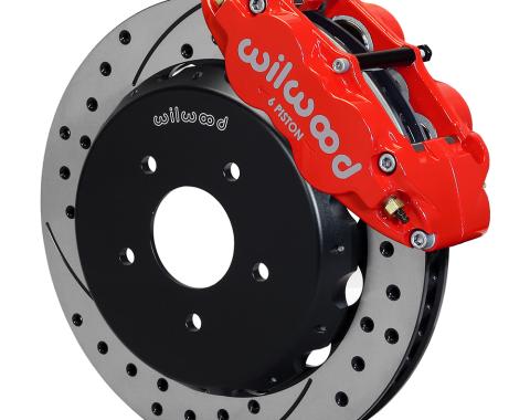 Wilwood Brakes 2004-2006 Pontiac GTO Forged Narrow Superlite 6R Big Brake Front Brake Kit (Hat) 140-8753-DR