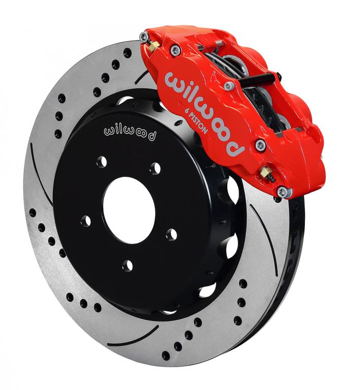 Wilwood Brakes 2004-2006 Pontiac GTO Forged Narrow Superlite 6R Big Brake Front Brake Kit (Hat) 140-9296-DR