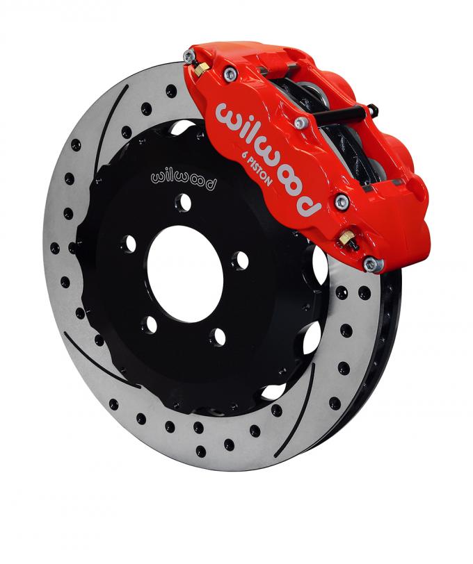 Wilwood Brakes Forged Narrow Superlite 6R Big Brake Front Brake Kit (Hat) 140-13765-DR