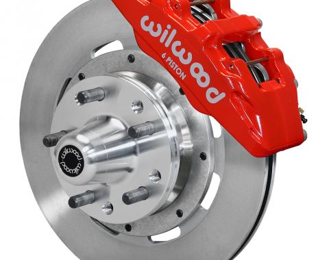 Wilwood Brakes Forged Dynapro 6 Big Brake Front Brake Kit (Hub) 140-13554-R