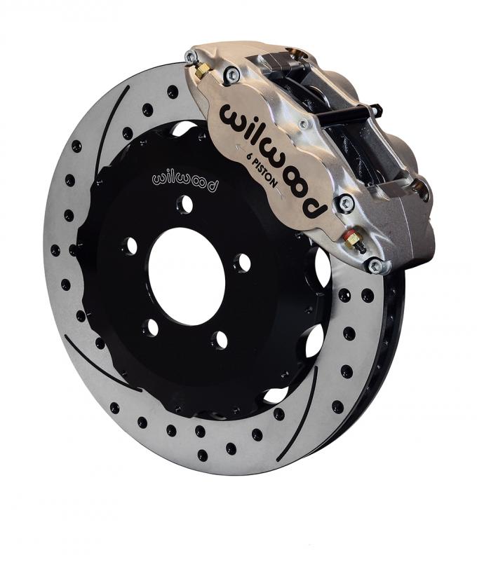 Wilwood Brakes Forged Narrow Superlite 6R Big Brake Front Brake Kit (Hat) 140-13765-DN