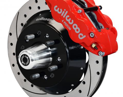 Wilwood Brakes Forged Narrow Superlite 6R Big Brake Front Brake Kit (Hub) 140-10220-DR