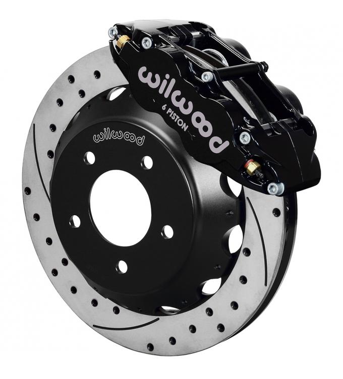 Wilwood Brakes 1985-1987 Chevrolet Corvette Forged Narrow Superlite 6R Big Brake Front Brake Kit (Hat) 140-11918-D