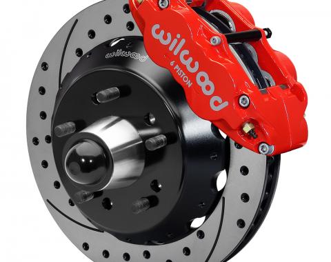 Wilwood Brakes Forged Narrow Superlite 6R Big Brake Front Brake Kit (Hub) 140-10776-DR